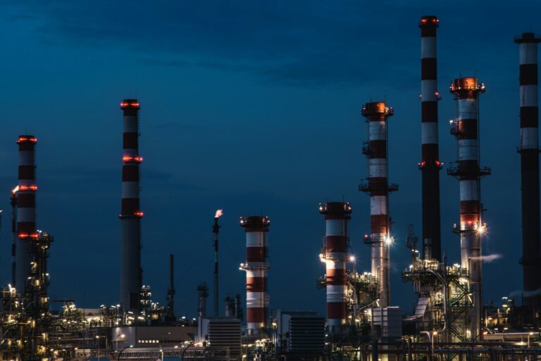 oil and gas factory